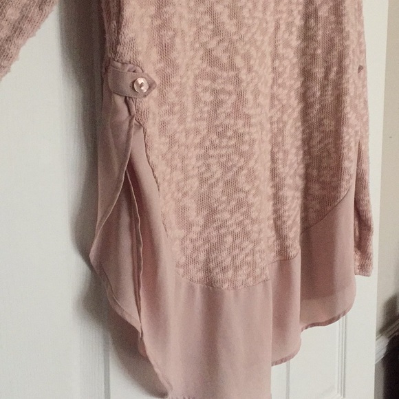 Blush Pink Anthropologie Sweater - Picture 4 of 4